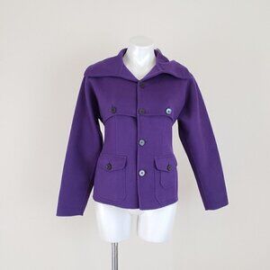 Ralph Lauren Black Label Purple Wool Jacket